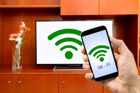 冲浪的通道在家里 wifi 连接照片