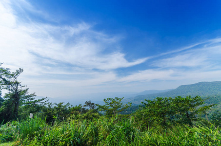 美丽的山自然景观