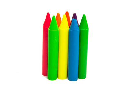孤立的彩色的铅笔