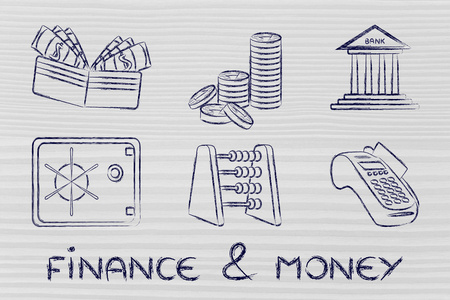 金融与货币的概念图片