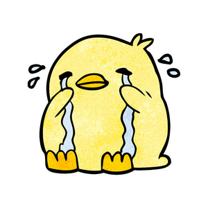 矢量图的卡通鸟照片