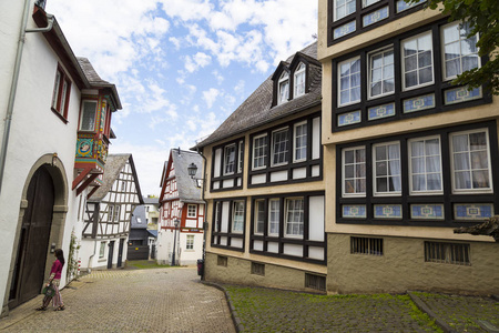 德国, 古中世纪小镇狭窄的街道