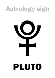 冥王星的占星术 天文标志
