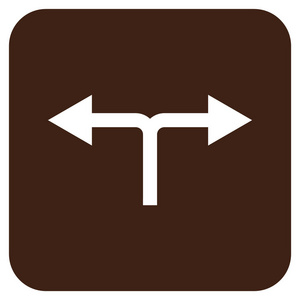 分岔路标gif图片