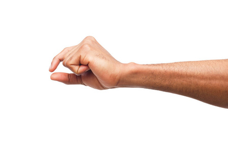 捏剪影男手衡量某件东西,剪影,手势照片