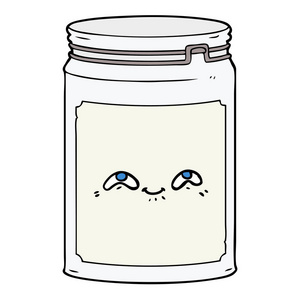 玻璃罐子卡通图片