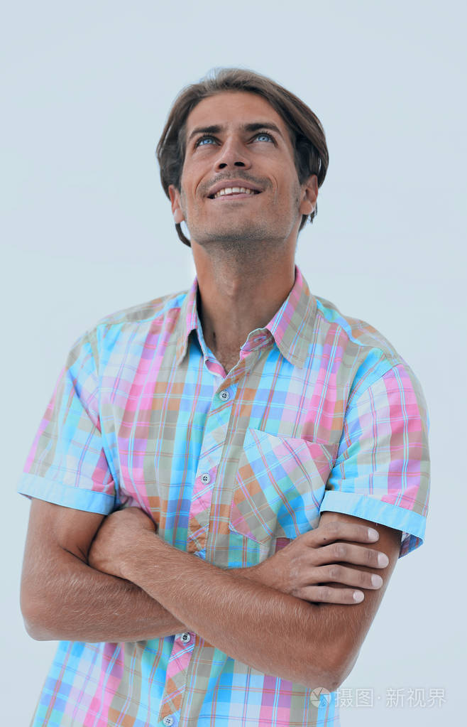 特写.现代人抬头看