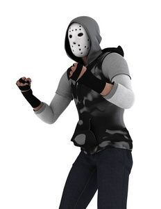 恐怖曲棍球面具图片