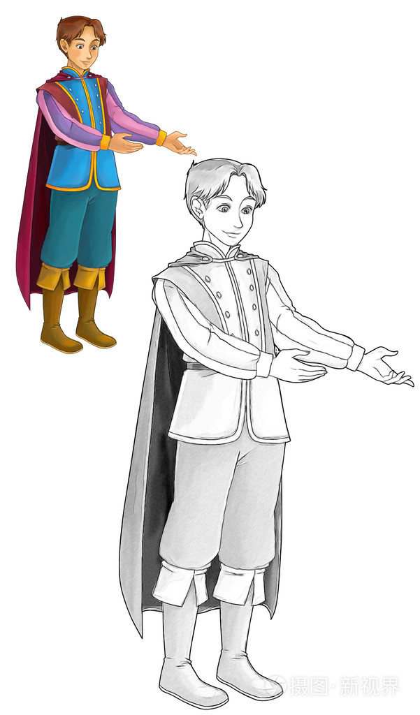 童话卡通人物-王子