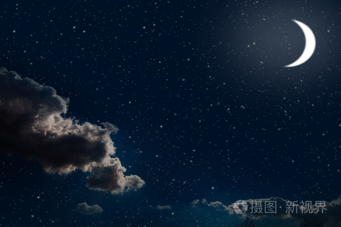 夜空的星星与满月背景照片 正版商用图片0g4nl8 摄图新视界 夜空的星星与满月背景照片 正版商用图片0g4nl8 摄图新视界