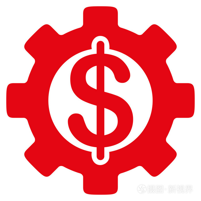 发展成本的图标