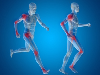 骨骼疾病男性骨骼疼痛或疼痛照片