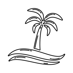 棕榈和海图标