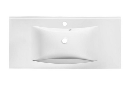 artific 浴室的白色长方形现代洗脸盆