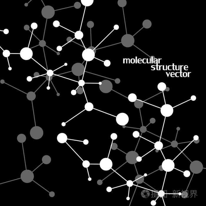 分子的结构.dna.抽象背景.矢量图.eps10