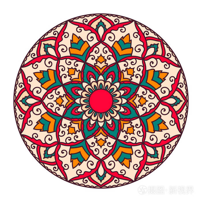 曼荼罗.民族的装饰元素