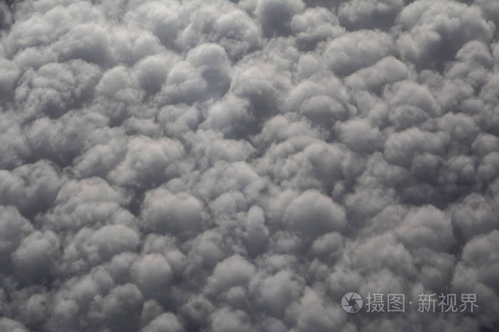 从飞机上看 aeriel 的云层