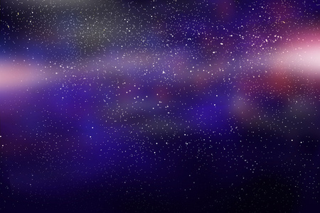 长时间曝光的照片的思考漆黑的夜晚满天星辰日月星辰无缝图案夜空星辰