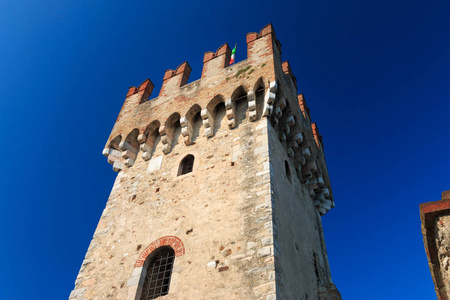 意大利西尔米奥内 scaliger 城堡塔