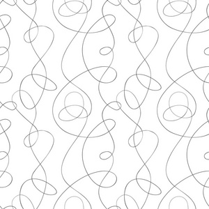 弯曲的线条图案复古字母表中西方风格与线条阴影简单的线条报价集季节