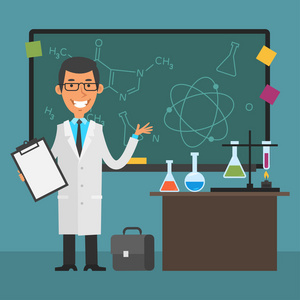 科学黑板图片
