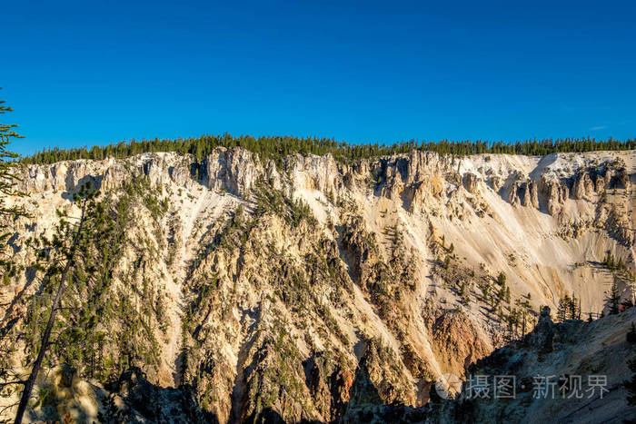 美国怀俄明州黄石国家公园大峡谷