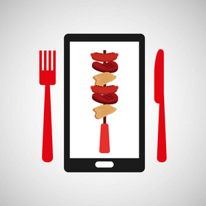 智能手机串在线订餐