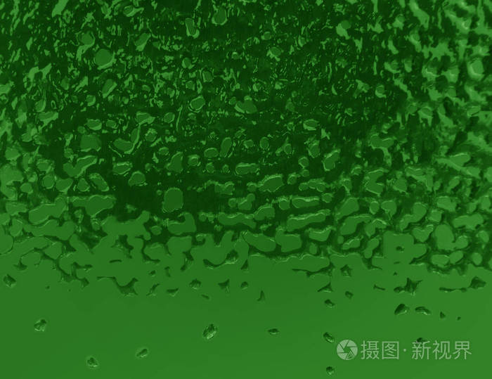 绿色背景的冰