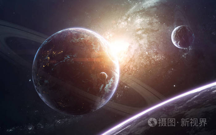 无尽宇宙的 starfields.nasa 提供的这个图像的元素