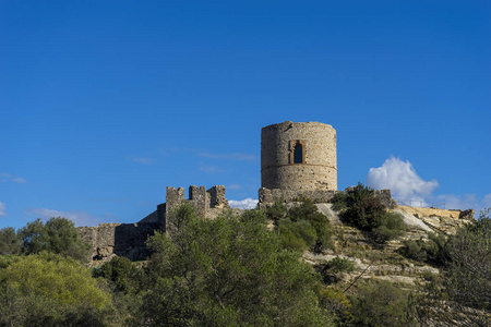 西班牙希梅纳德拉希梅纳村古堡遗迹