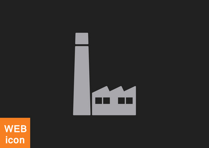 工厂建筑 web 图标