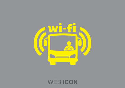 Wifi 在公共汽车标志
