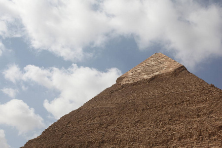 埃及开罗吉萨。金字塔的一般看法