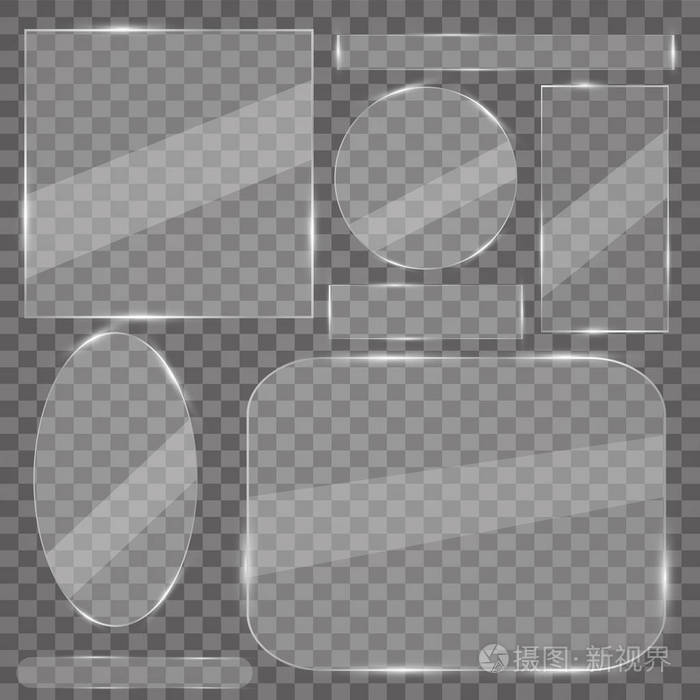 玻璃镜面, 透明插画-正版商用图片0g729b-摄图新视界
