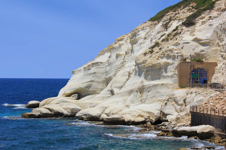自然保护区哈尼是以色列，对位于地中海沿岸，与黎巴嫩边境附近的西加利利海岸地质形成