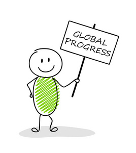 绿色进步图片-绿色进步素材-绿色进步插画-摄图新视界