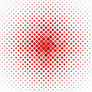 方形图案背景-几何矢量设计从对角方块中的红色色调的颜色照片