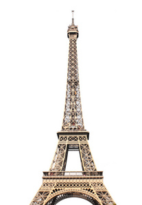 在巴黎著名的埃菲尔铁塔