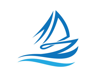游轮图标游轮 logo 模板矢量图标设计照片