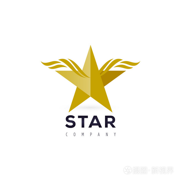 明星与翅膀,徽标