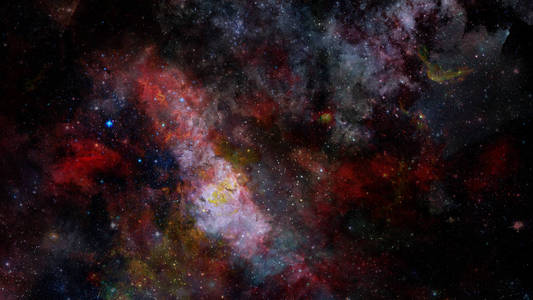 星云中明亮的巨型恒星。由 Nasa 提供的这幅图像的元素