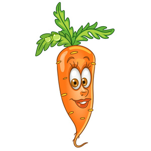 卡通胡萝卜图标