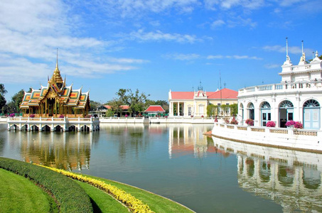泰国皇家官邸浜 PaIn 皇家宫称为总和