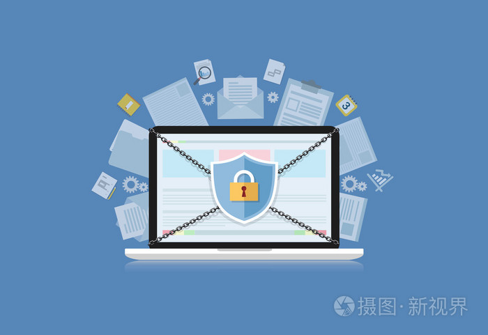 概念是数据安全中心.在电脑笔记本保护盾