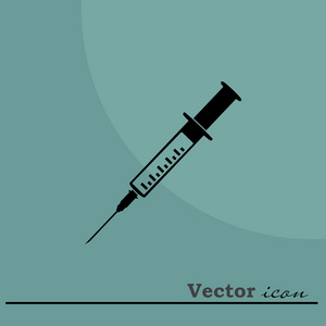 医疗注射器图标