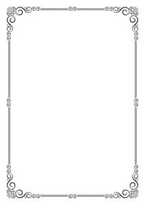 卡 证书 文凭的模板.a4 页面比例照片