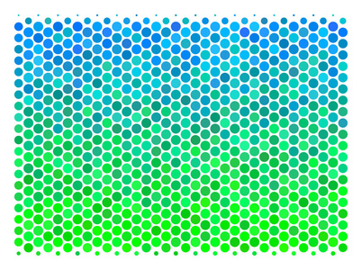 半色调蓝绿色填充 Rectange 图标