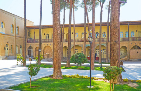 伊朗伊斯法罕的亚美尼亚修道院花园