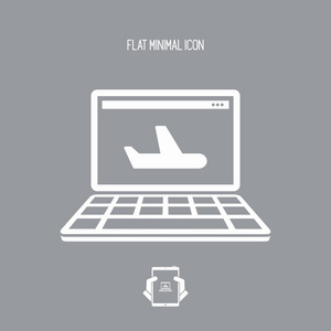航空公司 web 服务图标