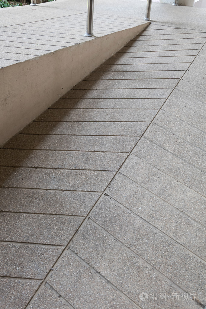 为支持轮椅坡道残疾人由砂